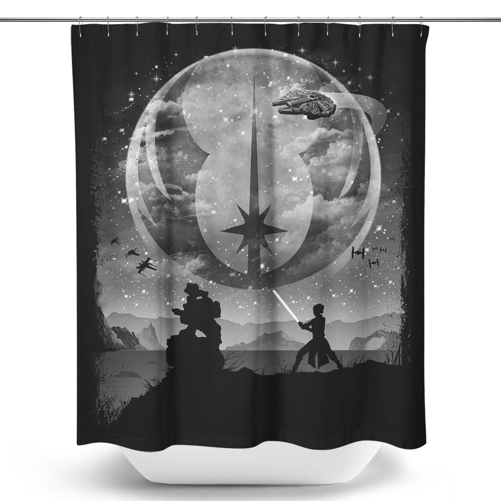 One With the Force - Shower Curtain