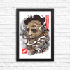 Oni Leather mask - Posters & Prints