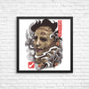 Oni Leather mask - Posters & Prints