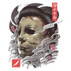 Oni Slasher Mask - Metal Print