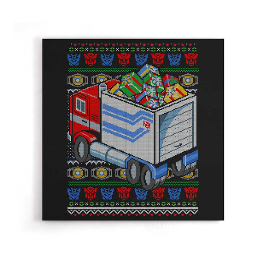 Optimus Sweater - Canvas Print