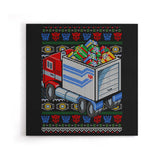 Optimus Sweater - Canvas Print