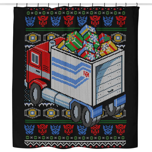 Optimus Sweater - Shower Curtain