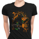 Orange Partying Ninja - Women's Apparel