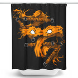Orange Rage - Shower Curtain