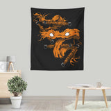 Orange Rage - Wall Tapestry