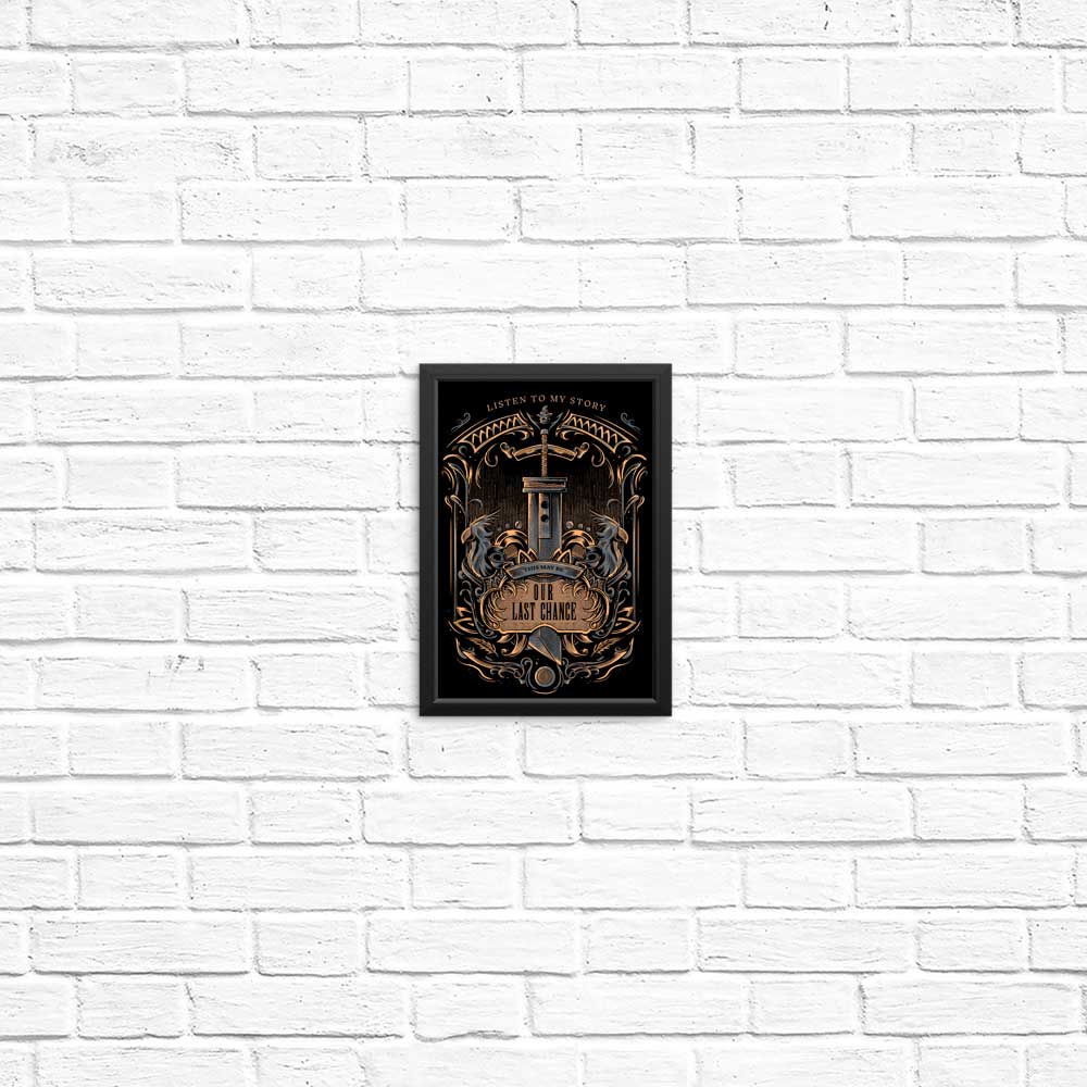 Our Last Chance - Posters & Prints