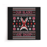 Our Sweaters are Stitched - Canvas Print