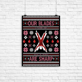 Our Sweaters are Stitched - Poster