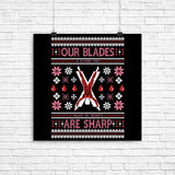 Our Sweaters are Stitched - Poster