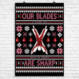 Our Sweaters are Stitched - Poster