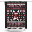 Our Sweaters are Stitched - Shower Curtain