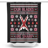 Our Sweaters are Stitched - Shower Curtain