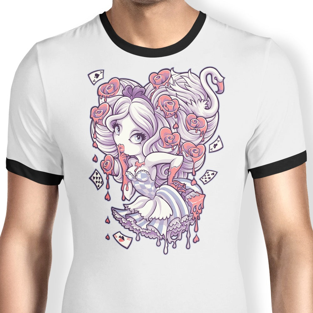 Painting the Roses Red - Ringer T-Shirt