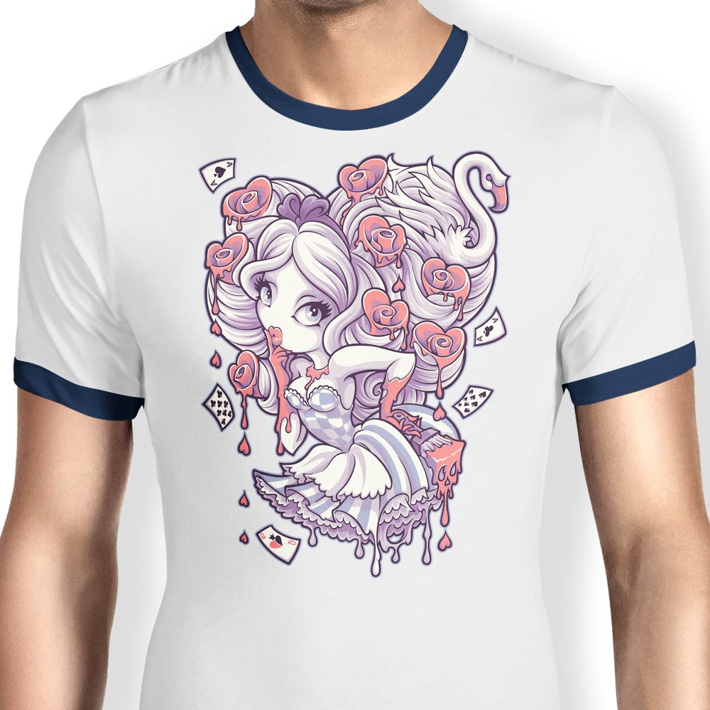 Painting the Roses Red - Ringer T-Shirt