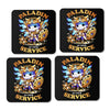 Paladin at Your Service - Coasters