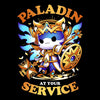 Paladin at Your Service - Fleece Blanket