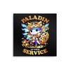 Paladin at Your Service - Metal Print