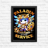Paladin at Your Service - Posters & Prints