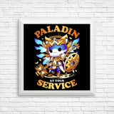 Paladin at Your Service - Posters & Prints