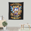 Paladin at Your Service - Wall Tapestry
