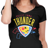 Pallet Town Thunder - Women's V-Neck