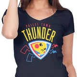 Pallet Town Thunder - Women's V-Neck