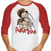 Pam and Jim - 3/4 Sleeve Raglan T-Shirt