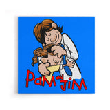 Pam and Jim - Canvas Print