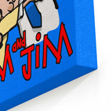 Pam and Jim - Canvas Print