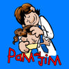 Pam and Jim - Metal Print