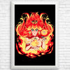 Peach Fire - Posters & Prints