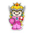 Peach Teeana Sticker - April 2023