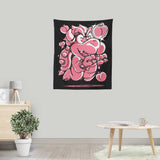 Peaches Love - Wall Tapestry