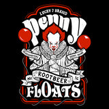 Penny Floats - Throw Pillow