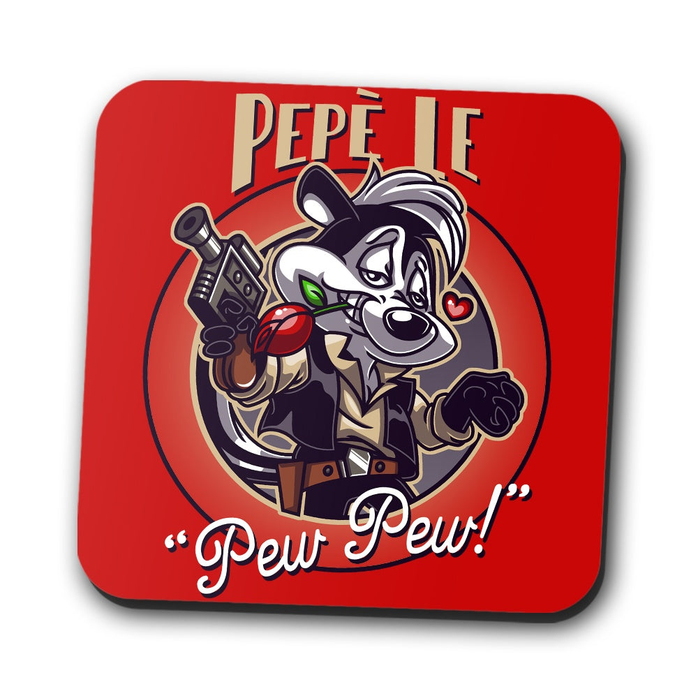 Pepe le Pew Pew - Coasters – Once Upon a Tee