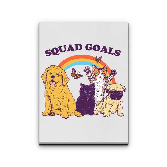 Pet Squad Goals - Canvas Print