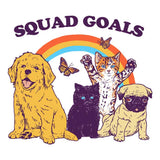 Pet Squad Goals - 3/4 Sleeve Raglan T-Shirt
