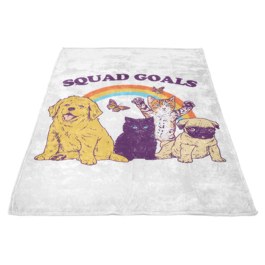Pet Squad Goals - Fleece Blanket