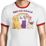 Pet Squad Goals - Ringer T-Shirt