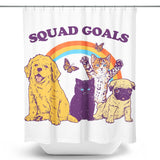 Pet Squad Goals - Shower Curtain
