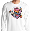 Pink Blob Game - Long Sleeve T-Shirt