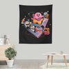 Pink Blob Game - Wall Tapestry