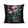 Piranha Kaiju - Throw Pillow