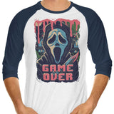 Pixel Ghost - 3/4 Sleeve Raglan T-Shirt