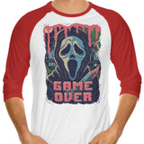 Pixel Ghost - 3/4 Sleeve Raglan T-Shirt