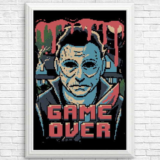 Pixel Halloween - Posters & Prints