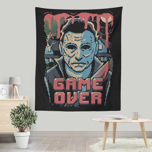 Pixel Halloween - Wall Tapestry