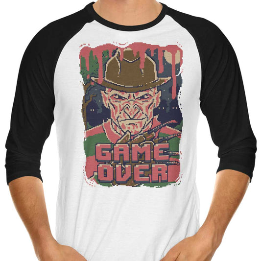 Pixel Nightmare - 3/4 Sleeve Raglan T-Shirt