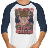 Pixel Nightmare - 3/4 Sleeve Raglan T-Shirt